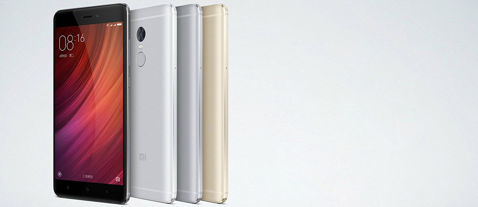 Xiaomi Redmi Note 4 в различных цветовых исполнениях