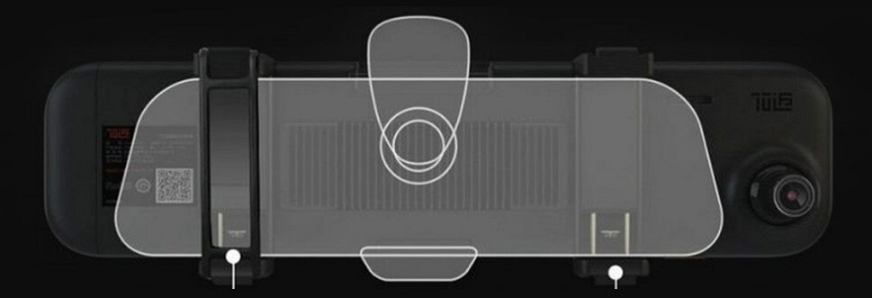 удобная система крепления и легкий вес видеорегистратора