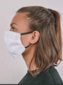 Маска защитная тканевая двухслойная Axper, белый - фото