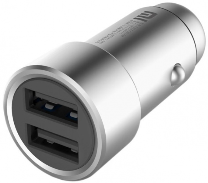 АЗУ Xiaomi  Car Charger 2USB Silver (GDS4042CN) фото 1
