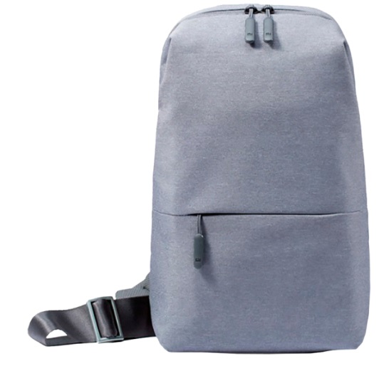 Рюкзак Xiaomi Mi City Sling Bag, светлый серый фото 1