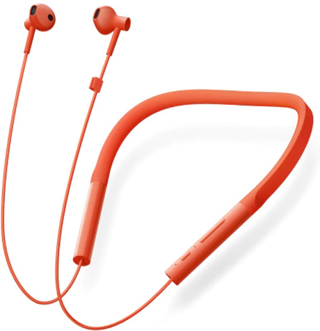 Наушники Xiaomi Mi Collar Bluetooth Headphones Youth Edition, оранжевый фото 1