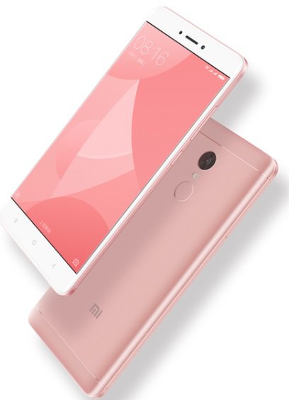 Смартфон Xiaomi Redmi Note 4X 64Gb+4Gb Pink фото 4