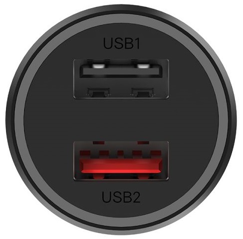 АЗУ Xiaomi Car Quick Charger 2USB CC06ZM 37W (GOS4131CN) черный фото 2