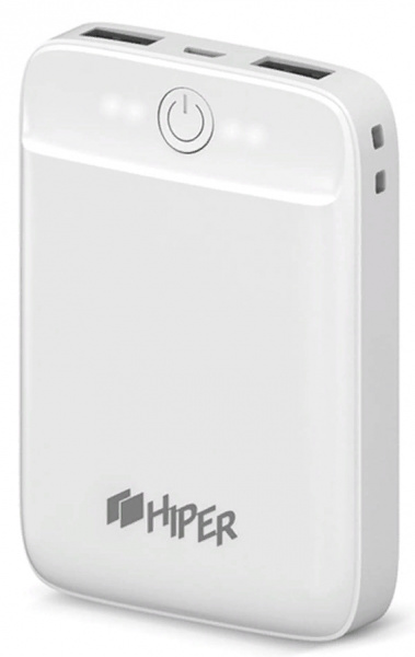 Внешний аккумулятор HIPER SL10000, 10000 mah. белый фото 2