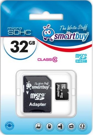 Карта памяти Smartbuy microSDHC 32GB Class 10 + ADP фото 2