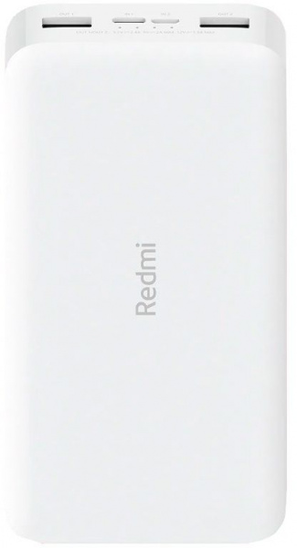 Внешний аккумулятор Xiaomi Redmi Power Bank 20000 mah 2USB/USB Type-C белый фото 1