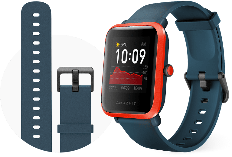 Умные часы Xiaomi Amazfit Bip S, оранжевые фото 3
