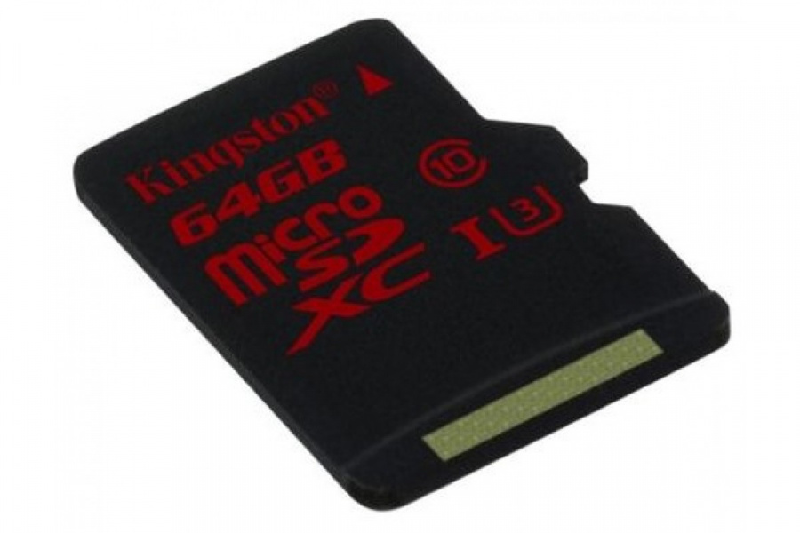 Карта памяти Kingston microSDXC 64GB Canvas React Class10 (100/80Mb/s) U3 UHS-I V30 без адаптера фото 1