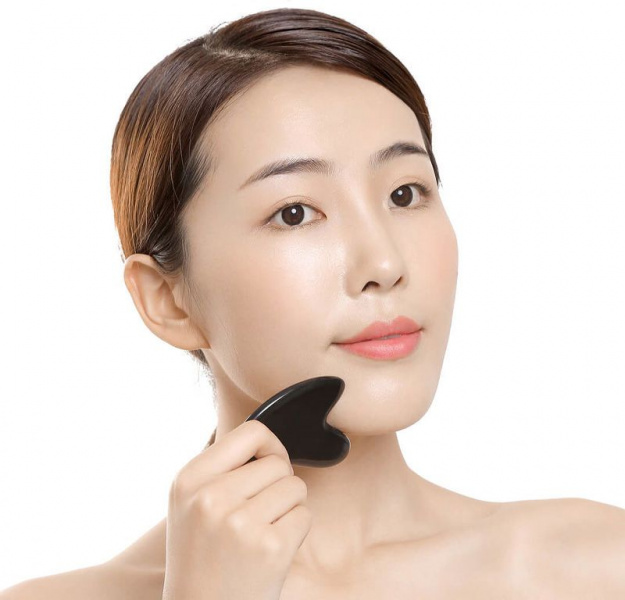 Массажер каменный XIN ZHI Facial Massage Board, черный фото 5