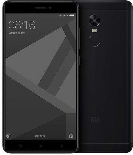 Смартфон Xiaomi Redmi Note 4X 64Gb+4Gb Black фото 3
