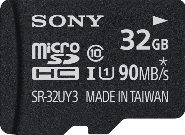 Карта памяти Sony microSDHC 32Gb, Class 10 UHS-I U3 (90/70Mb/s) + ADP фото 1
