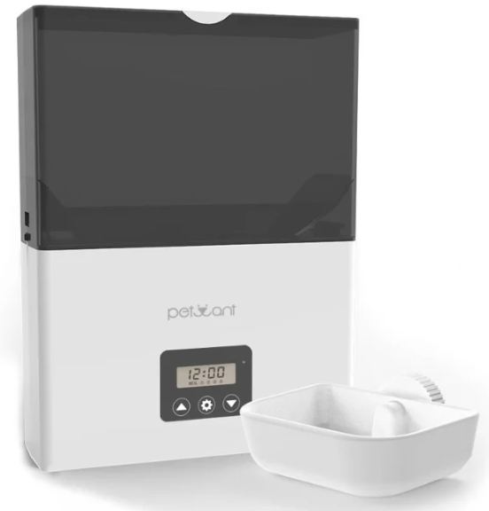 Автоматическая кормушка для домашних питомцев Petwant F4 LCD с креплением на клетку фото 2