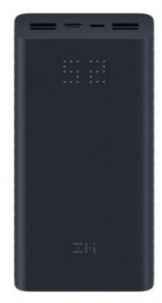 Внешний аккумулятор Xiaomi Mi Power Bank ZMI Aura 20000 mAh Micro USB/Type-C QB822 черный фото 1