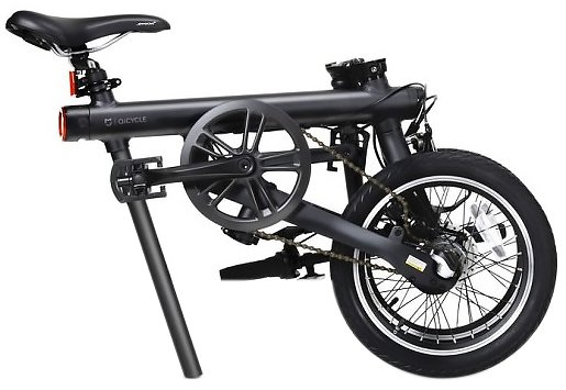 Электровелосипед Xiaomi Mi QiCycle Electric Folding Bike Black (Чёрный) фото 4