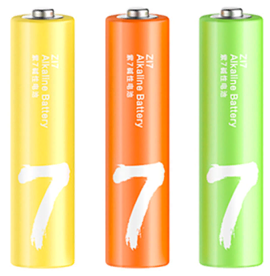 Батарейки алкалиновые Xiaomi ZMI Rainbow ZI5/ZI7 12шт.АА+12шт.ААА L24 фото 3