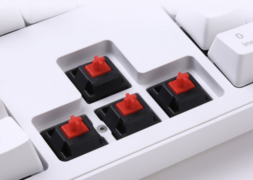 Клавиатура Xiaomi Yuemi Cherry 104 Key Edition белая (ENG) фото 3
