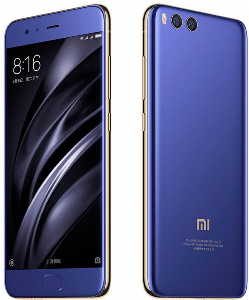 Смартфон Xiaomi Mi6  4/64Gb Blue (Синий) фото 2