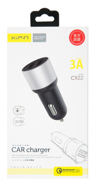 АЗУ 2 USB (модель СХ22), Quick Charge 3.0 XiPin черный, Redline фото 3