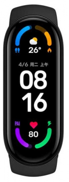 Фитнес браслет Xiaomi Mi Band 6, черный фото 4