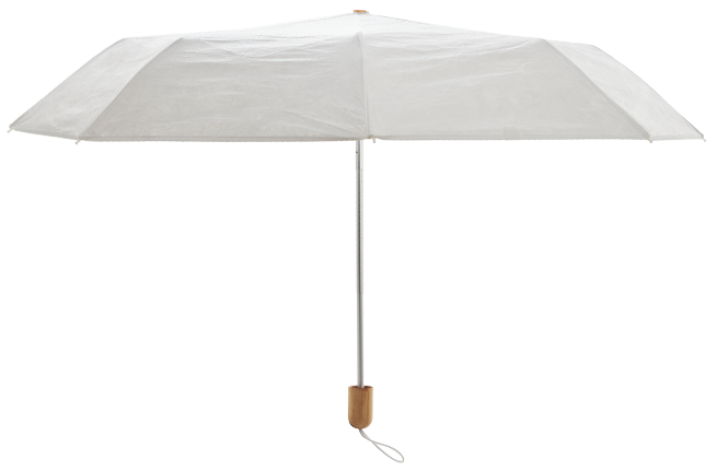 Зонт Xiaomi Umbrella Dual-Use Dupont Paper Umbrella Plain Folding, белый фото 1