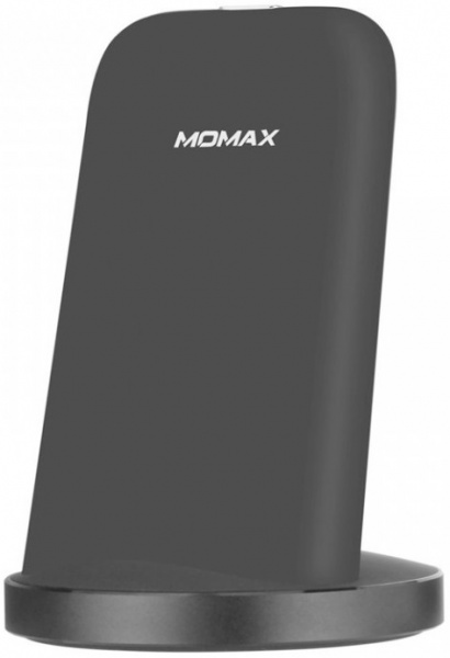 Беспроводное зарядное устройство Momax Q.Dock 2 Fast Wireless Charger UD5 (вертикальная подставка) черный фото 1
