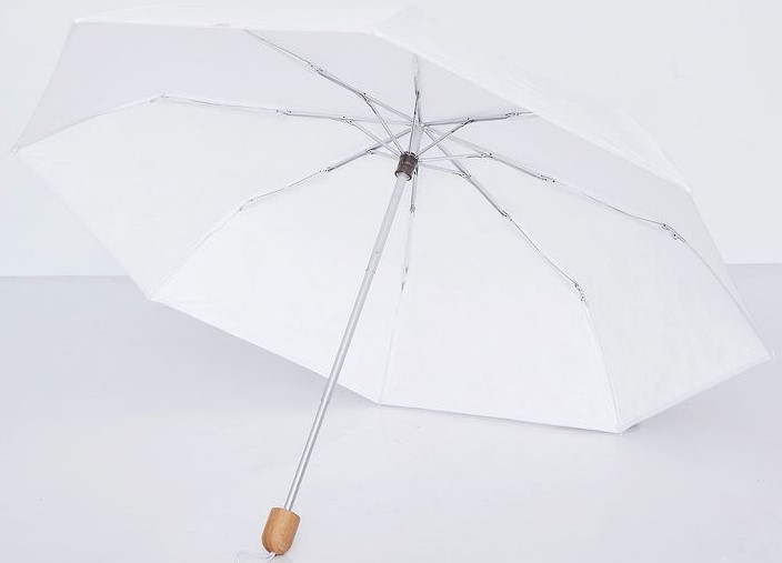 Зонт Xiaomi Umbrella Dual-Use Dupont Paper Umbrella Plain Folding, белый фото 4